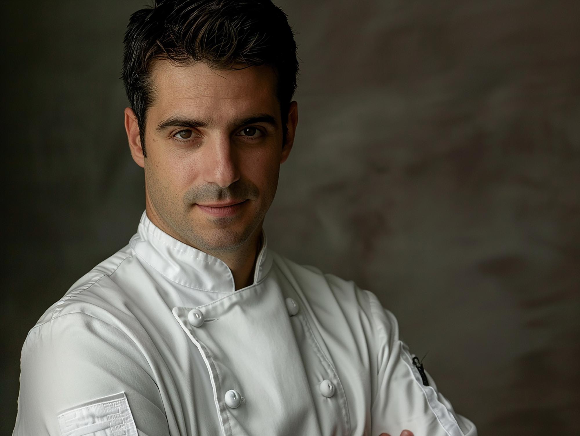 Founder chef portrait in studio kitchen